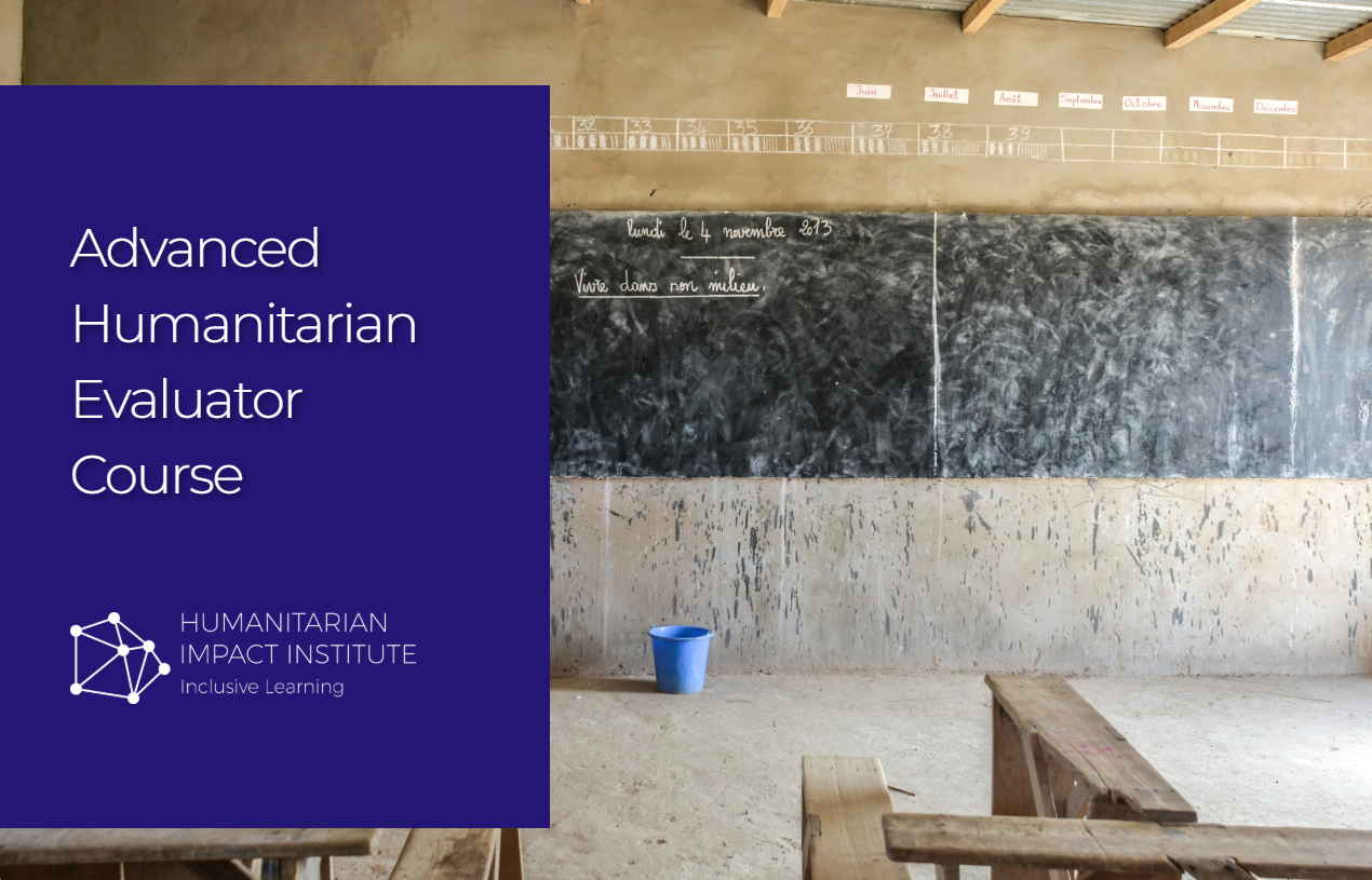 Advanced Humanitarian Evaluator Course